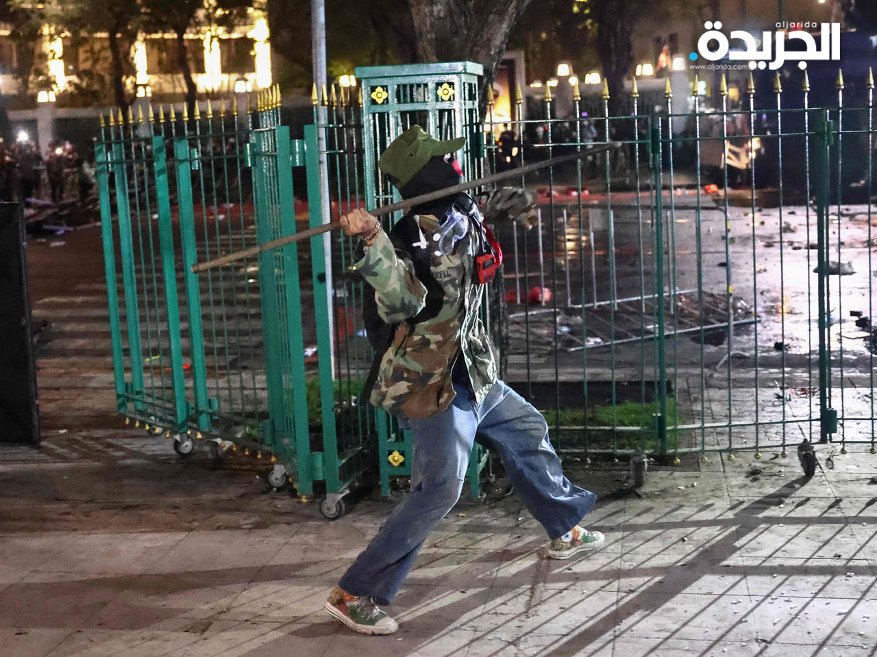 جانب من الاحتجاجات