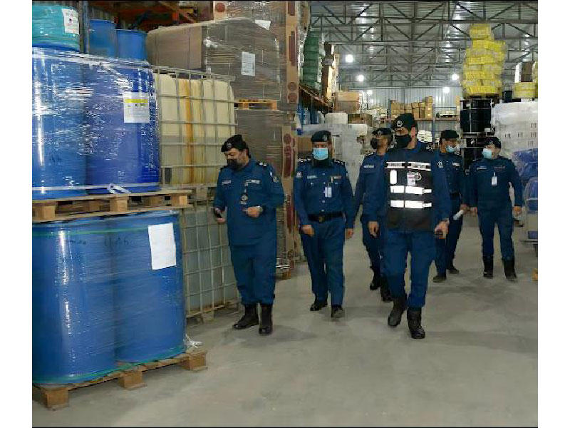 جانب من حملة الإطفاء