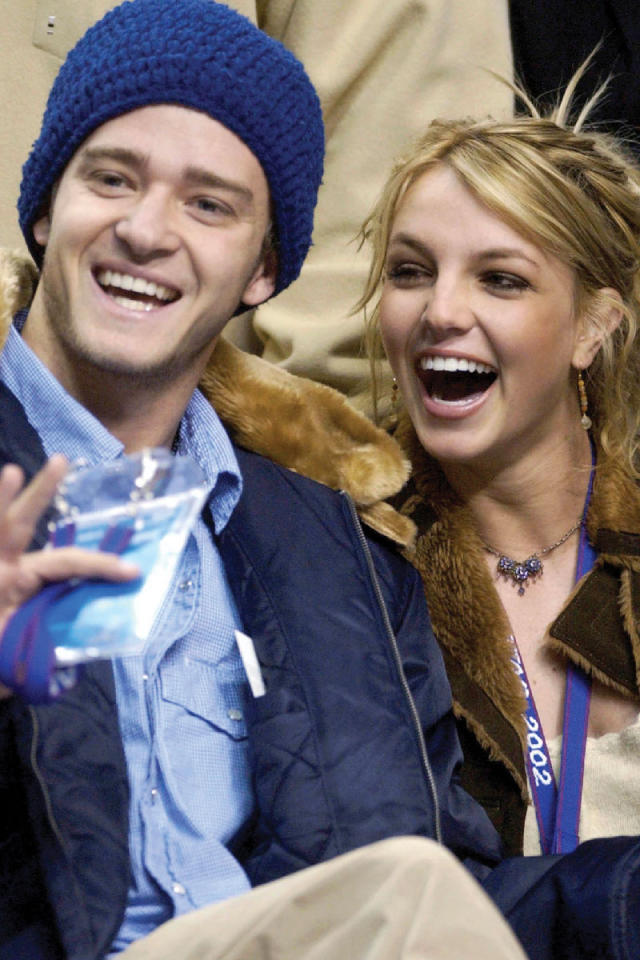 المغنية بريتني سبيرز والمغني جاستن تيمبرليك 