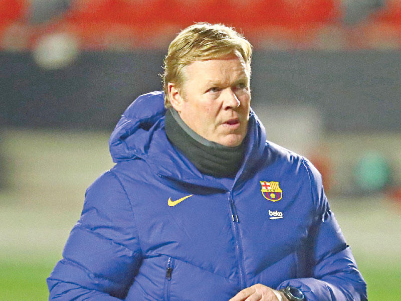 المدير الفني لبرشلونة الهولندي رونالد كومان