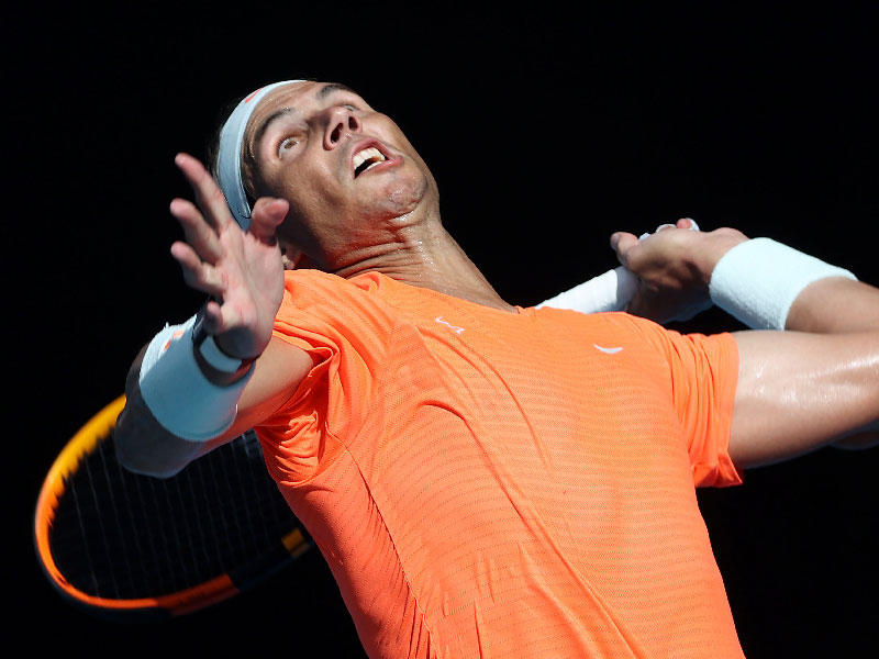 لاعب التنس الإسباني رافايل نادال