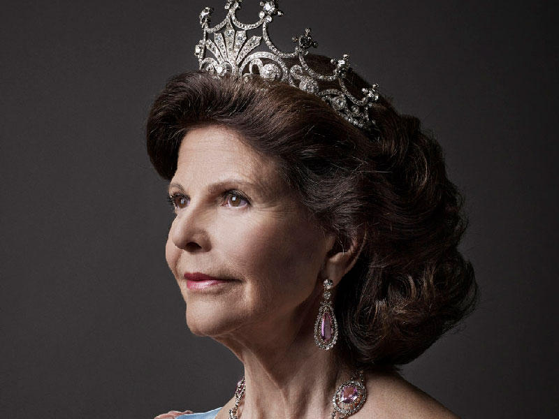 ملكة السويد سيلفيا 