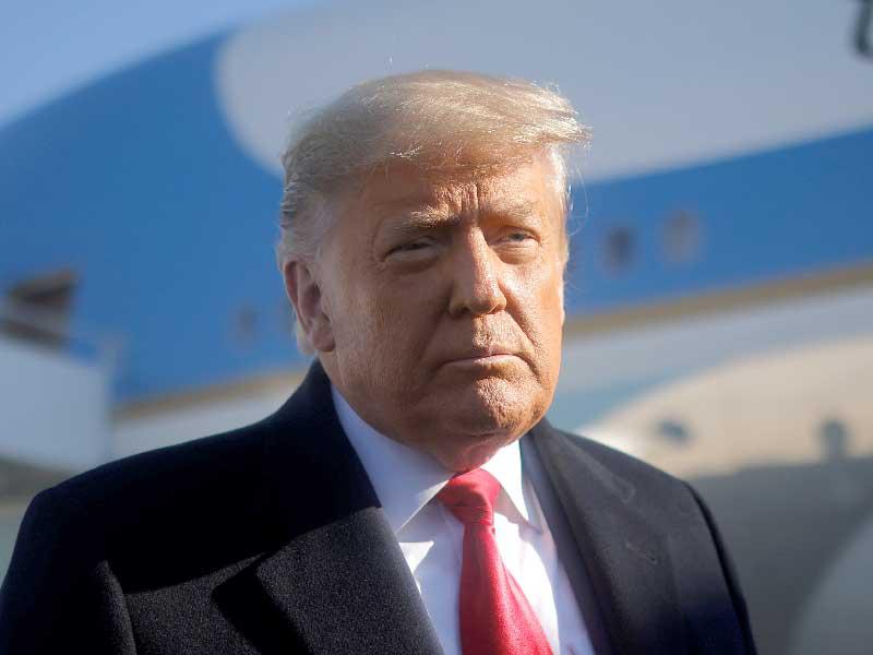 اللرئيس الأمريكي السابق دونالد ترامب