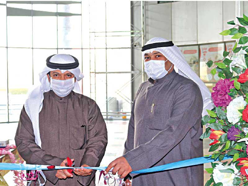 رئيس جمعية الصليبيخات والدوحة التعاونية خالد العبدالله خلال افتتاح مهرجان فبراير