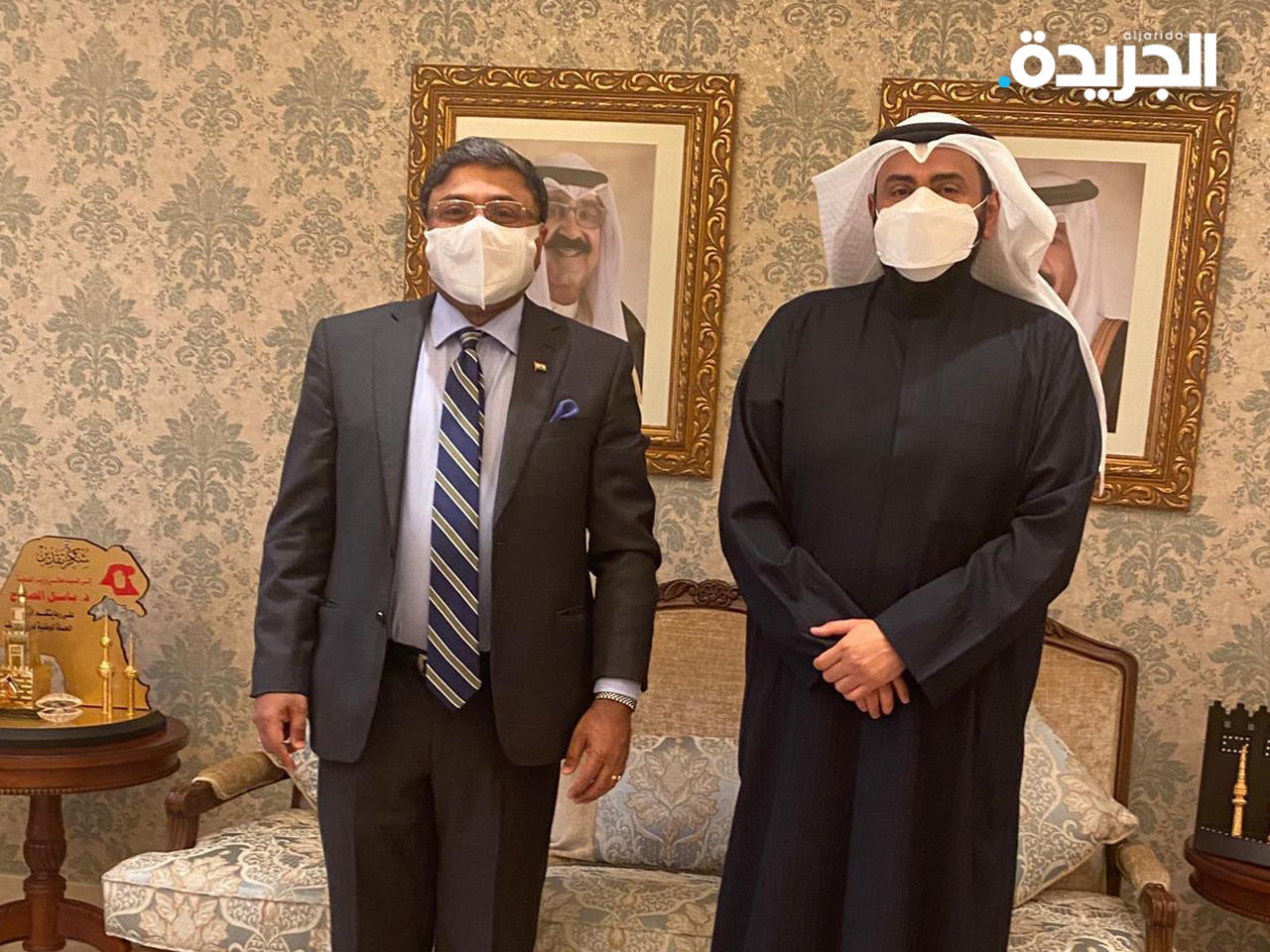 وزير الصحة يشكر السفير الهندي لجهوده في تسريع وصول اللقاح إلى الكويت n