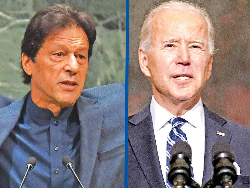 الرئيس الأمريكي الجديد جو بايدن -  رئيس الوزراء الباكستاني عمران خان 