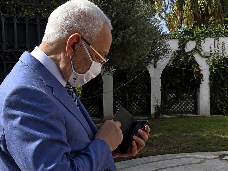 رئيس البرلمان التونسي راشد الغنوشي