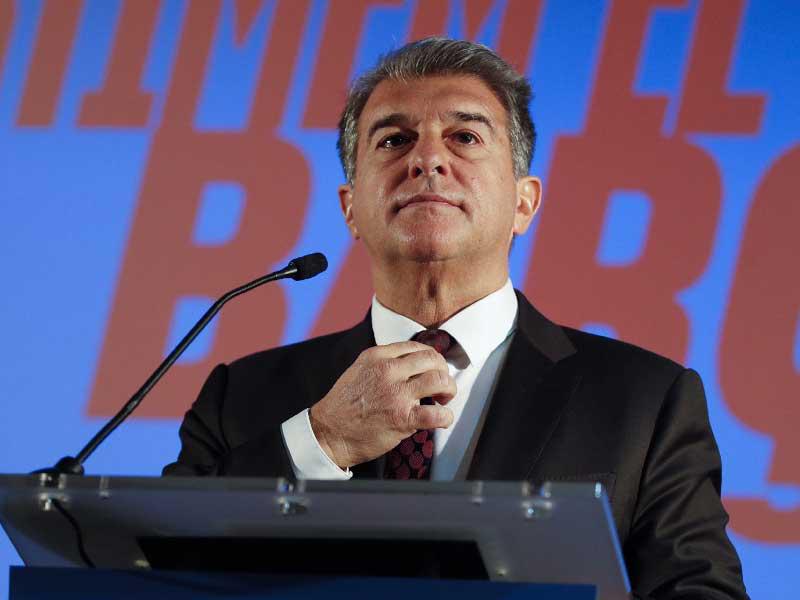 المرشح لرئاسة نادي برشلونة الإسباني جوان لابورتا