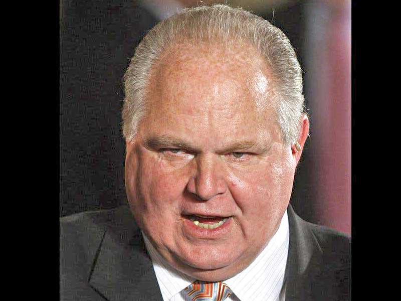 مقدم البرامج الإذاعي الأميركي راش ليمبو