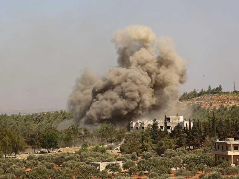 مقتل 21 من «داعش» بغارات روسية بسورية