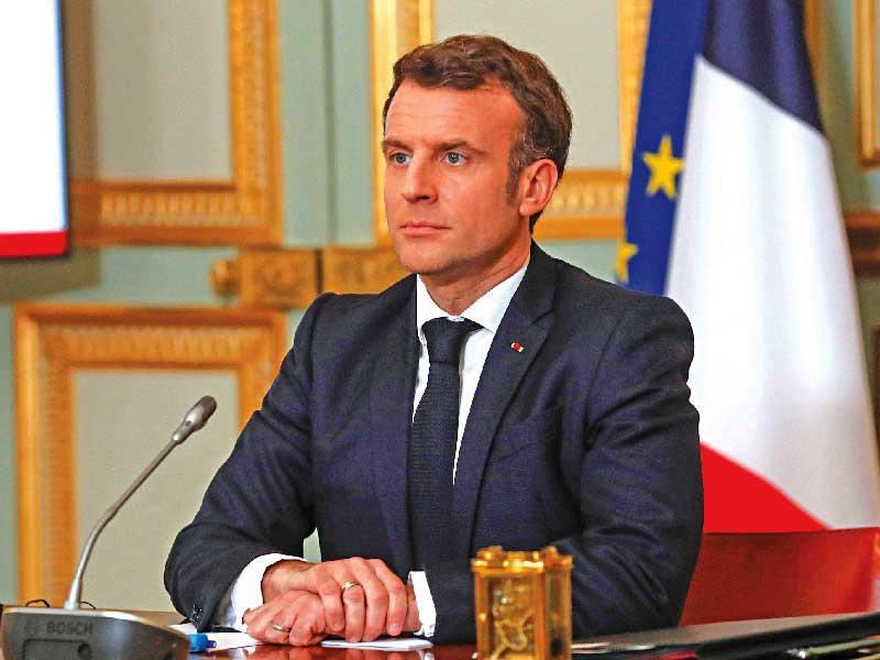 الرئيس الفرنسي إيمانويل ماكرون