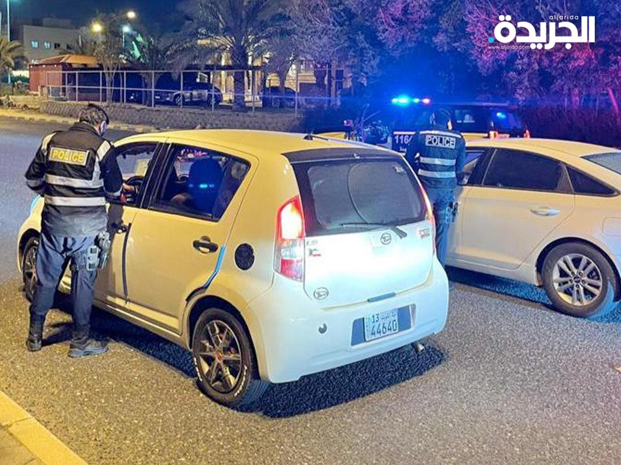 جانب من الحملة المرورية