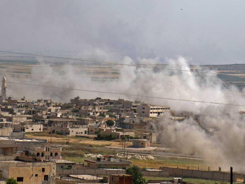 مواقع عسكرية تابعة للميليشيات الموالية لإيران وقوات الحكومة السورية