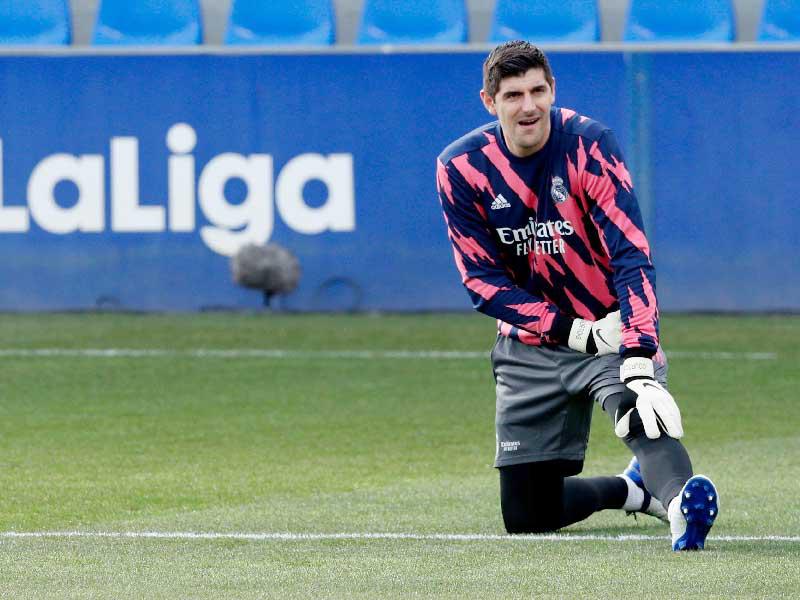 حارس مرمى ريال مدريد البلجيكي تيبو كورتوا