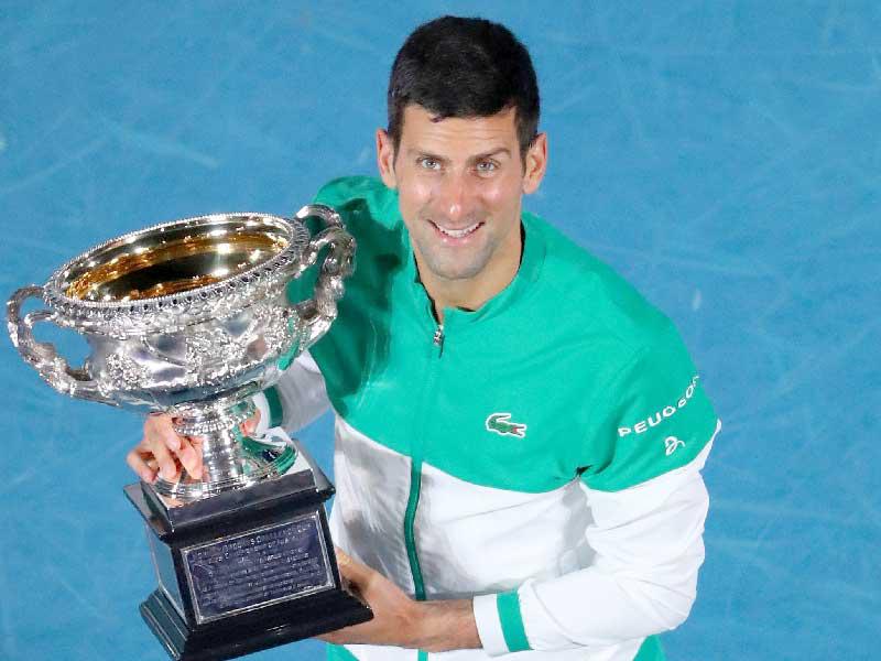 المصنف أول الصربي نوفاك ديوكوفيتش