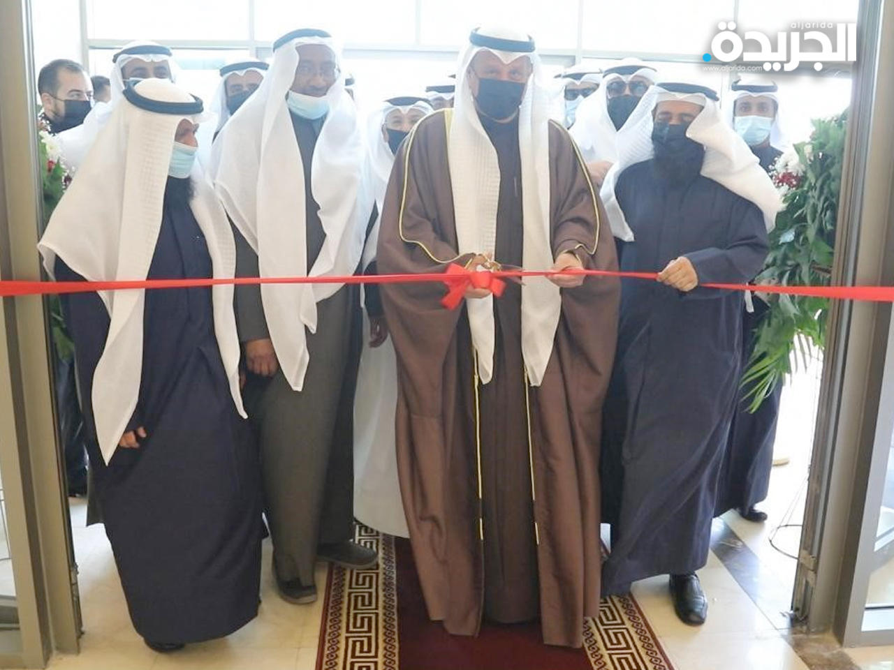 الكندري خلال افتتاح المبنى