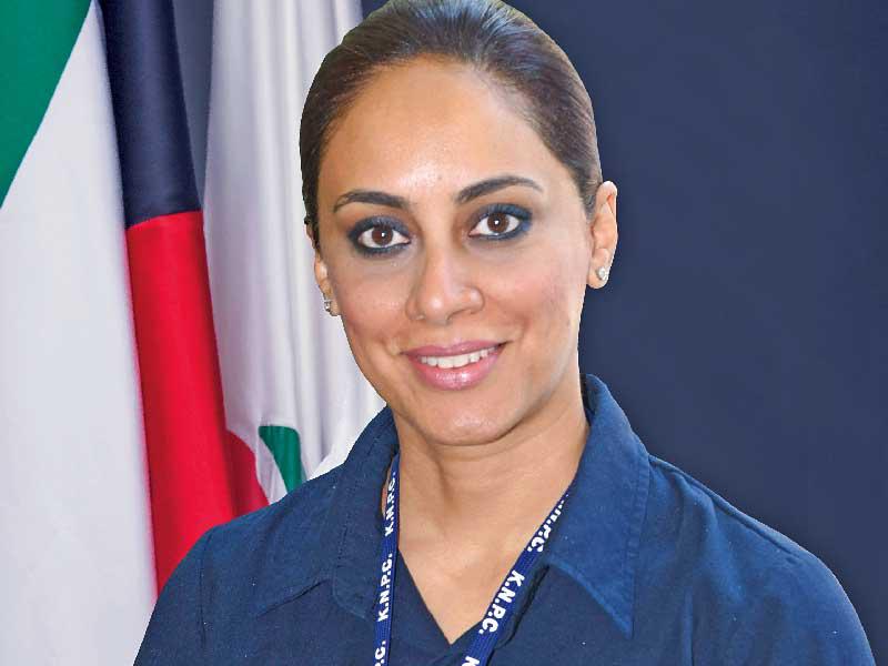 نائبة الرئيس التنفيذي لمصفاة ميناء عبدالله المهندسة وضحة الخطيب