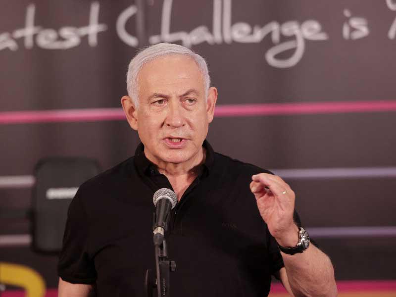 رئيس الوزراء الإسرائيلي بنيامين نتنياهو 