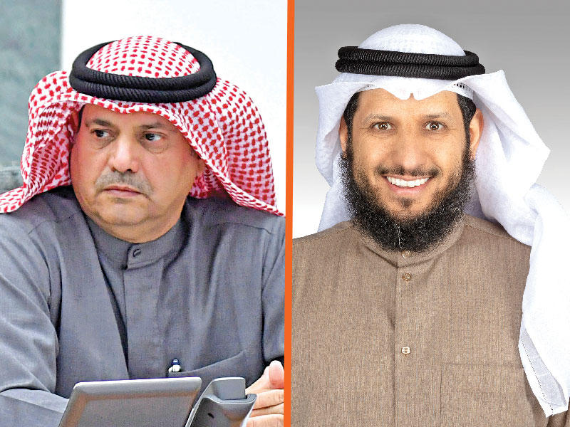 النائبان فايز الجمهور وفرز الديحاني