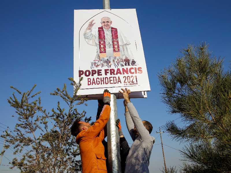 العراق يتحضر لاستقبال البابا فرنسيس