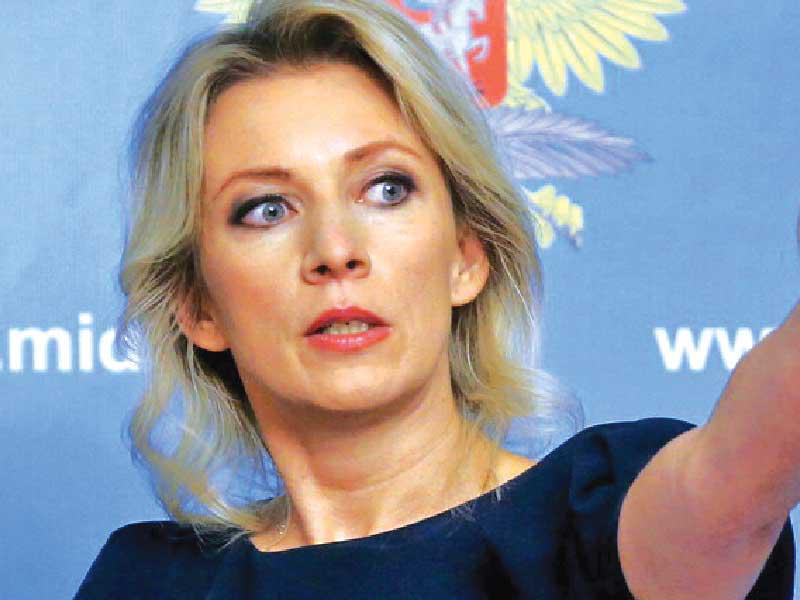 الناطقة باسم وزارة الخارجية الروسية ماريا زاخاروف 