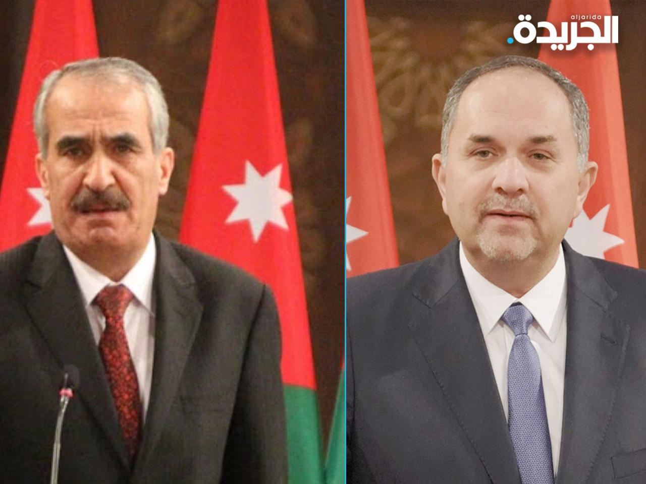 وزير العدل بسام التلهوني ووزير الداخلية سمير المبيضين