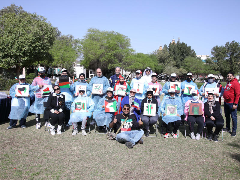 المشاركون في فعالية نادي الطموح