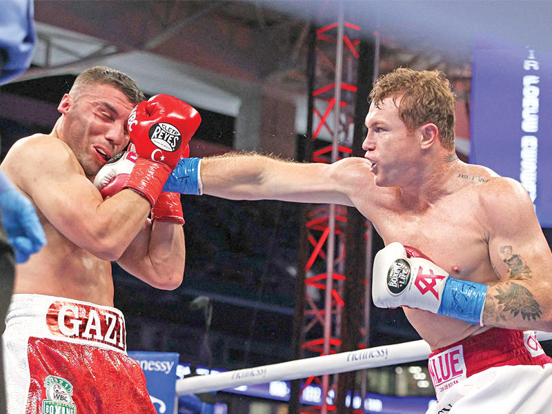 جانب من مواجهة ألفاريس ويلدريم