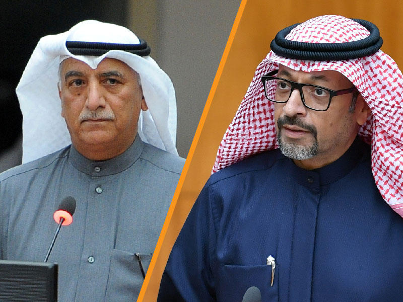  وزير المالية خليفة حمادة -النائب شعيب المويزري