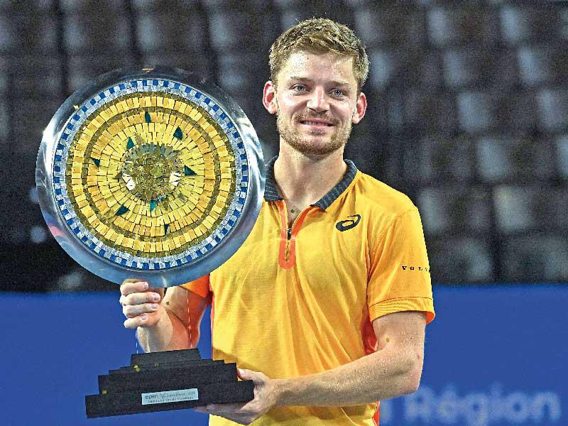 لاعب كرة المضرب البلجيكي دافيد غوفان