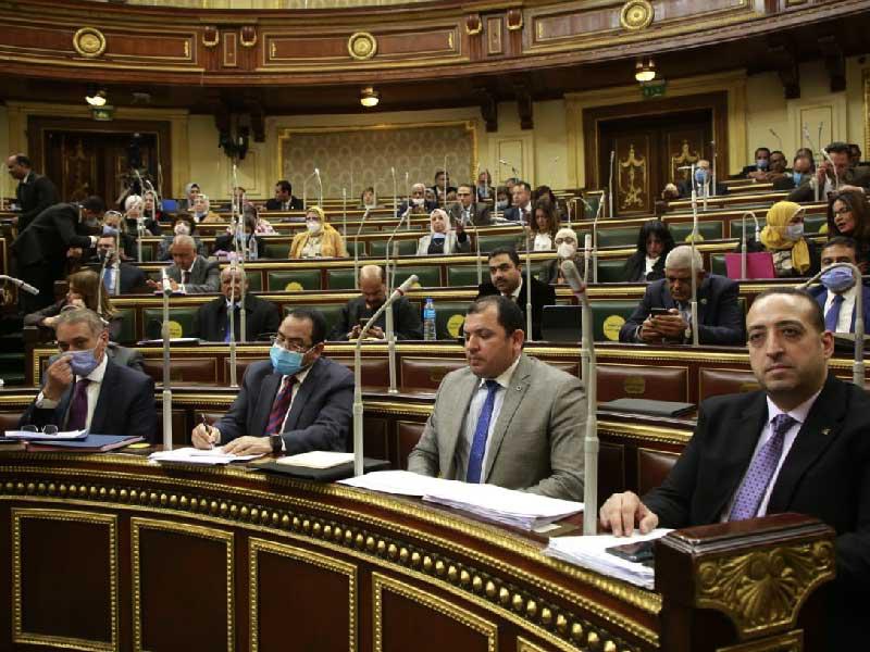 جلسة عامة لمجلس النواب أحال فيها مشروع قانون الشهر العقاري وغيره إلى لجانه النوعية أمس (أ ش أ)