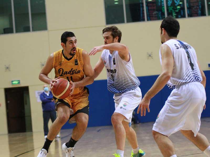 جانب من مباراة القادسية والجهراء