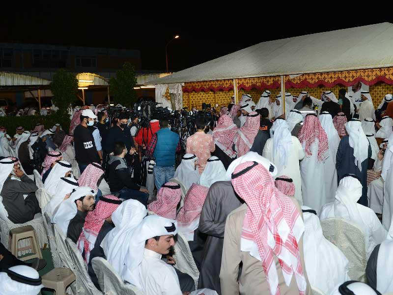 جانب من الحضور في ندوة التضامن مع الداهوم