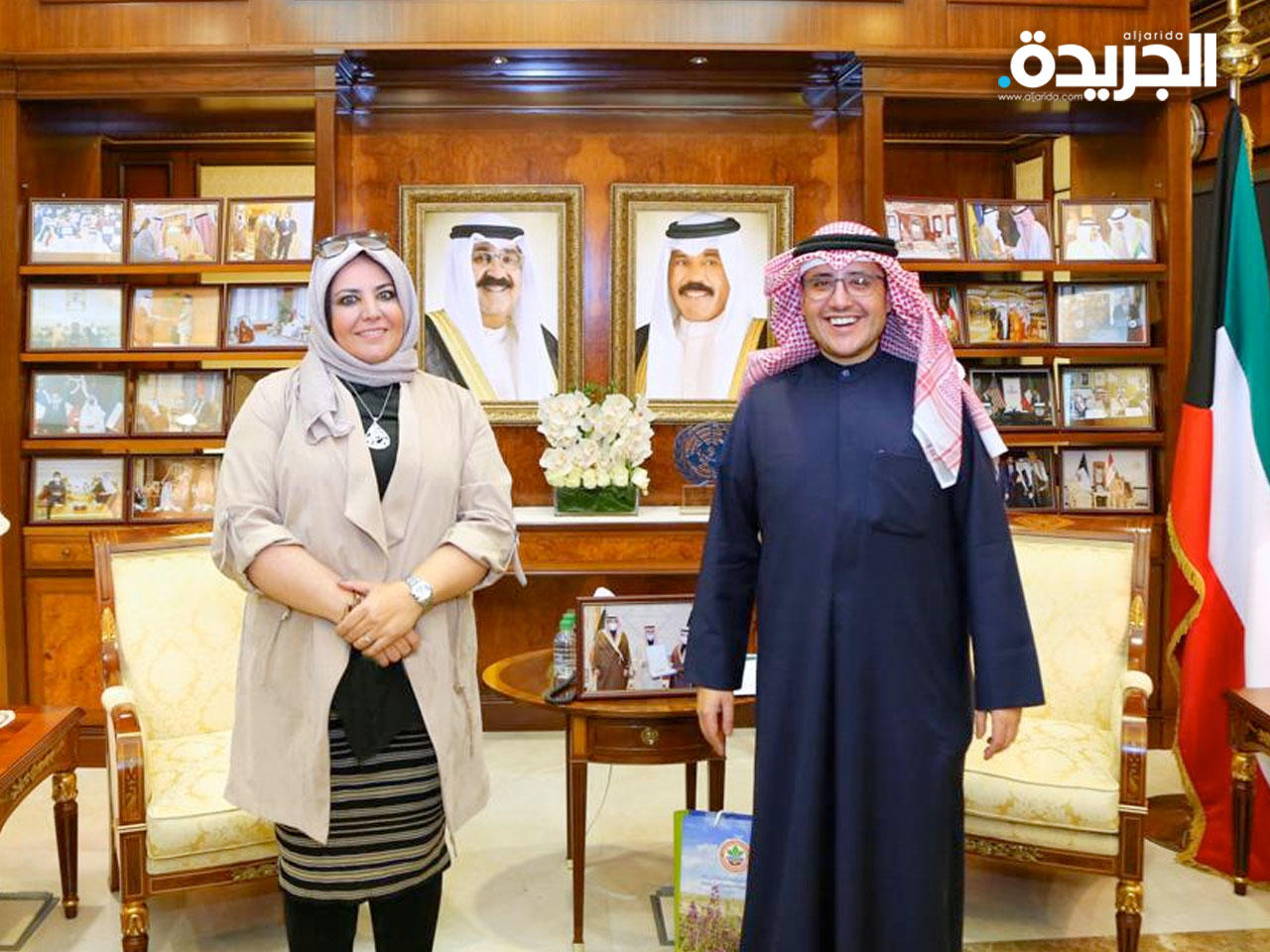 د. وجدان العقاب ووزير الخارجية