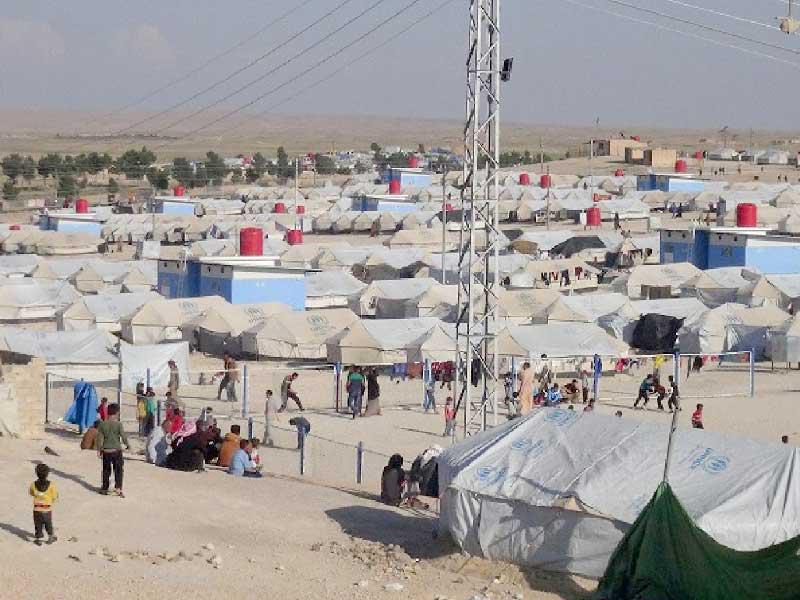 مخيم الهول في سورية