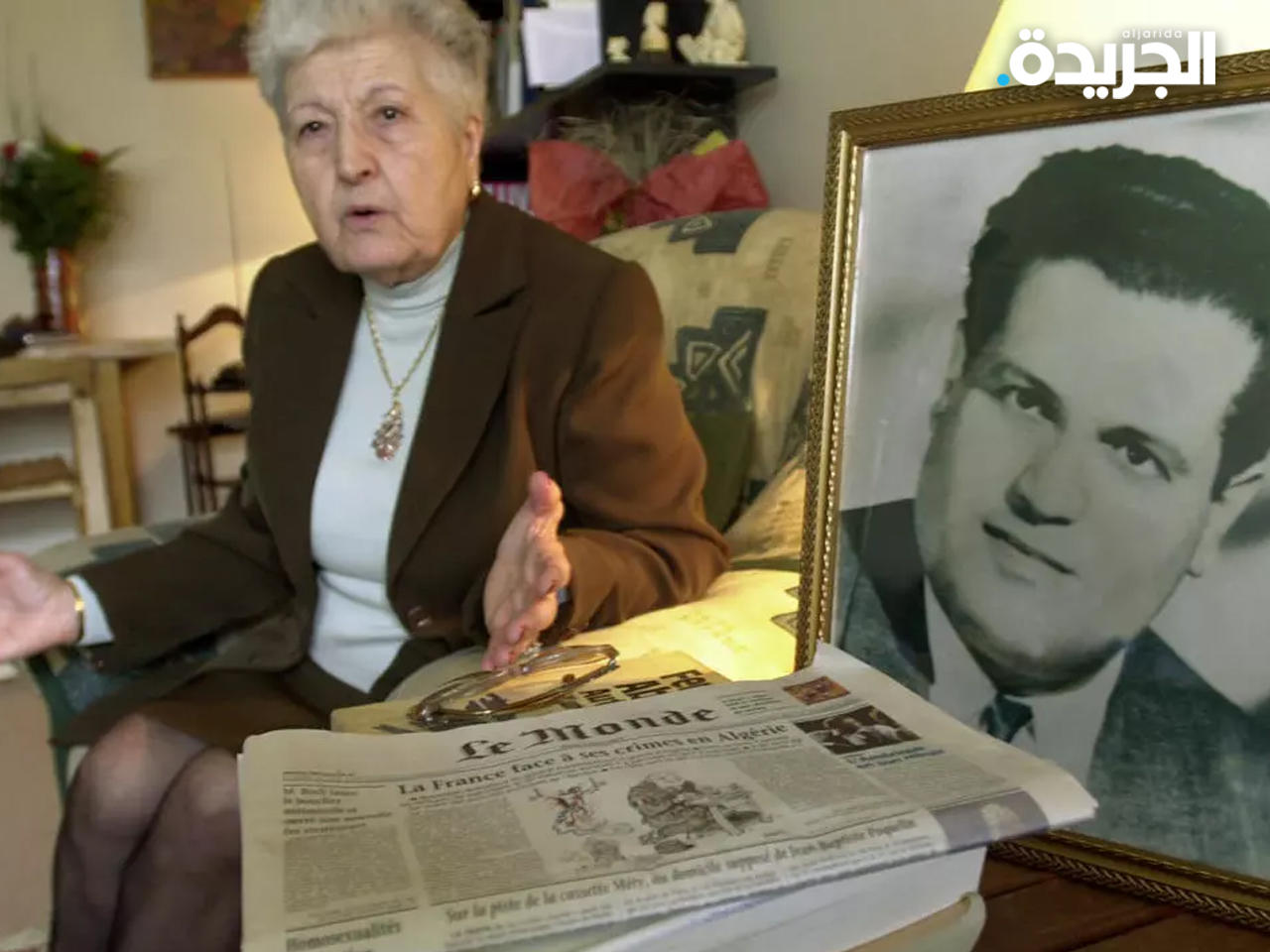 مليكة بومنجل أرملة المناضل الجزائري الراحل علي بومنجل