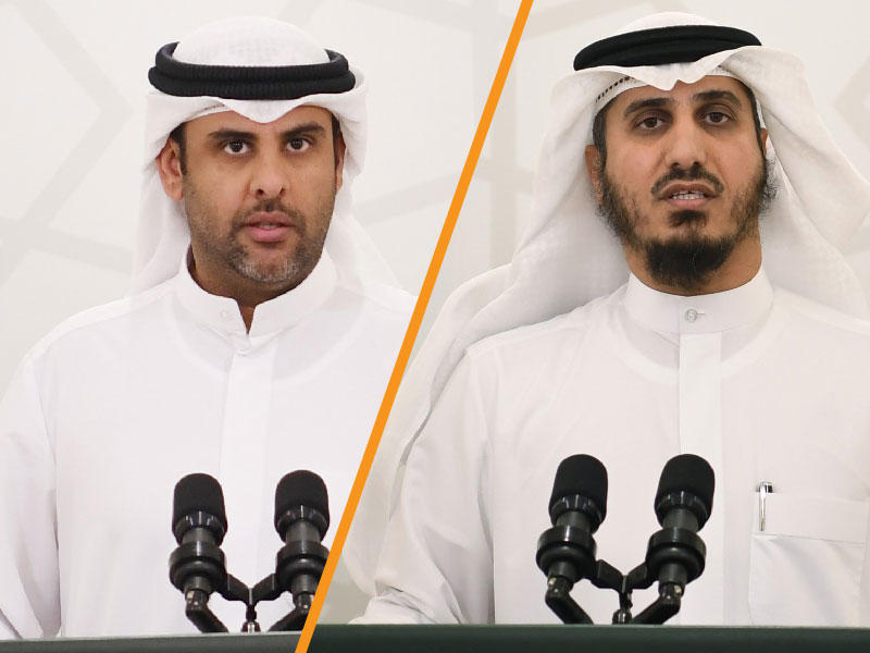 النائبان بدر الداهوم ويوسف الفضالة