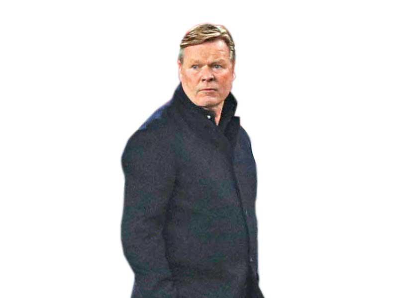 المدير الفني لبرشلونة الهولندي رونالد كومان