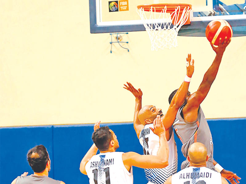 جانب من مبا راة كاظمة والجهراء