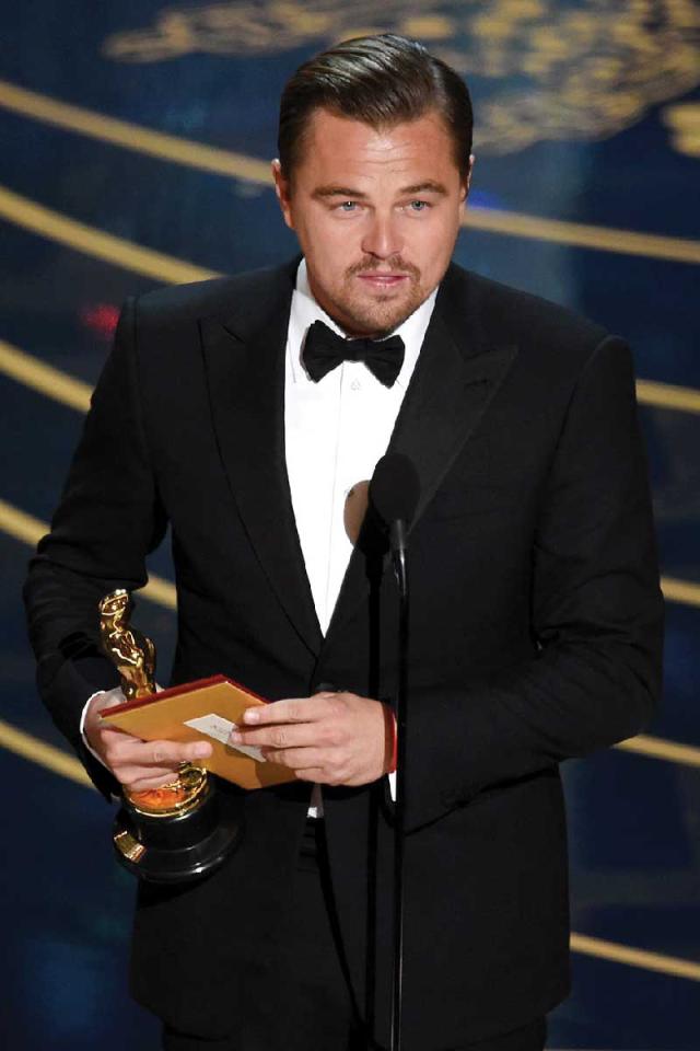 الممثل ليوناردو دي كابريو