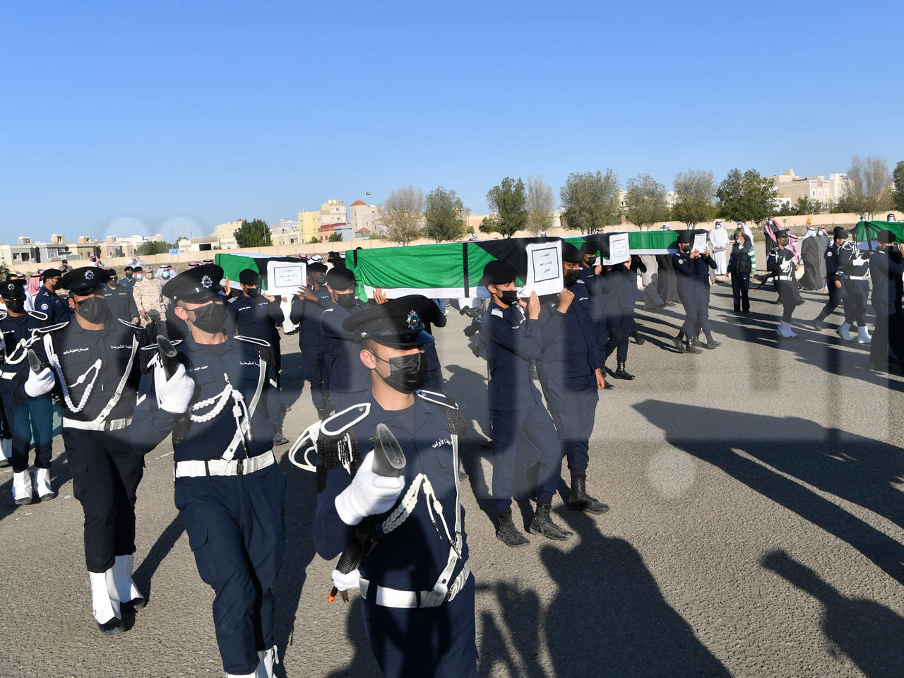 جانب من تشييع الشهداء