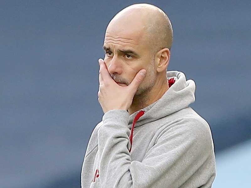  المدرب الإسباني لمانشستر سيتي الإنكليزي جوسيب غوارديولا