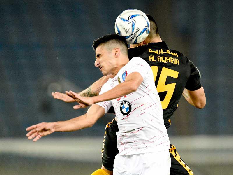 جانب من لقاء الفريقين في نهائي كأس الأمير