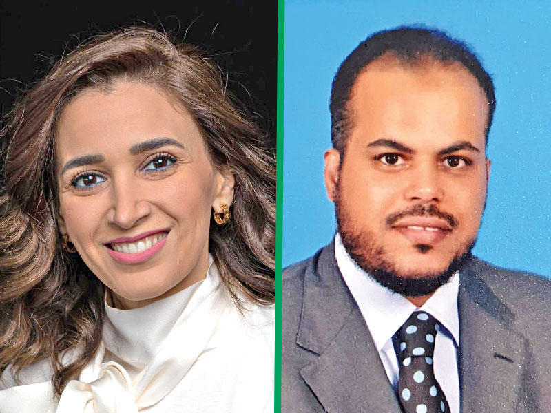 استشاري أمراض صدرية وعناية مركزة د. عبدالله المطيري - أمينة سر الجمعية الكويتية للمشروعات الصغيرة والمتوسطة شيماء بن حسين