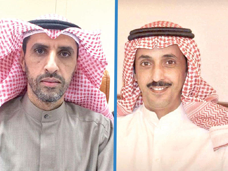  أمين الصندوق في اتحاد الجمعيات التعاونية خالد المطيري-الوكيل المساعد لشؤون قطاع التعاون سالم الرشيدي