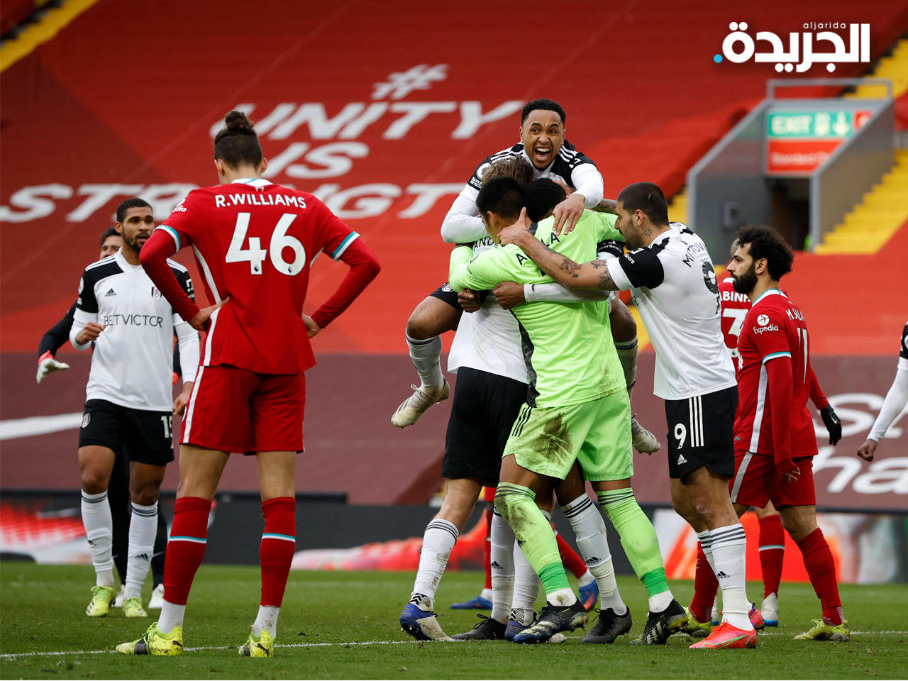 فولهام ينتصر على ليفربول بهدف نظيف