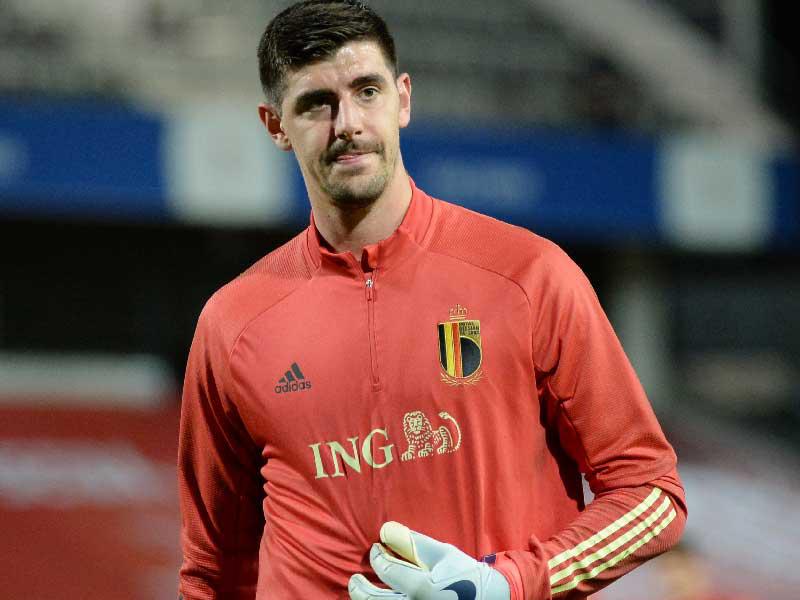 حارس مرمى ريال مدريد  البلجيكي تيبو كورتوا