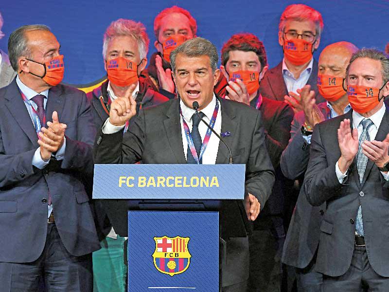 رئيس نادي برشلونة الجديد خوان لابورتا