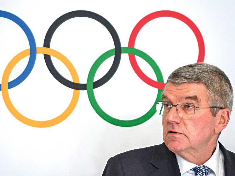  رئيس اللجنة الأولمبية الدولية الألماني توماس باخ