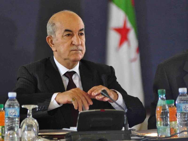 الرئيس الجزائري عبدالمجيد تبون